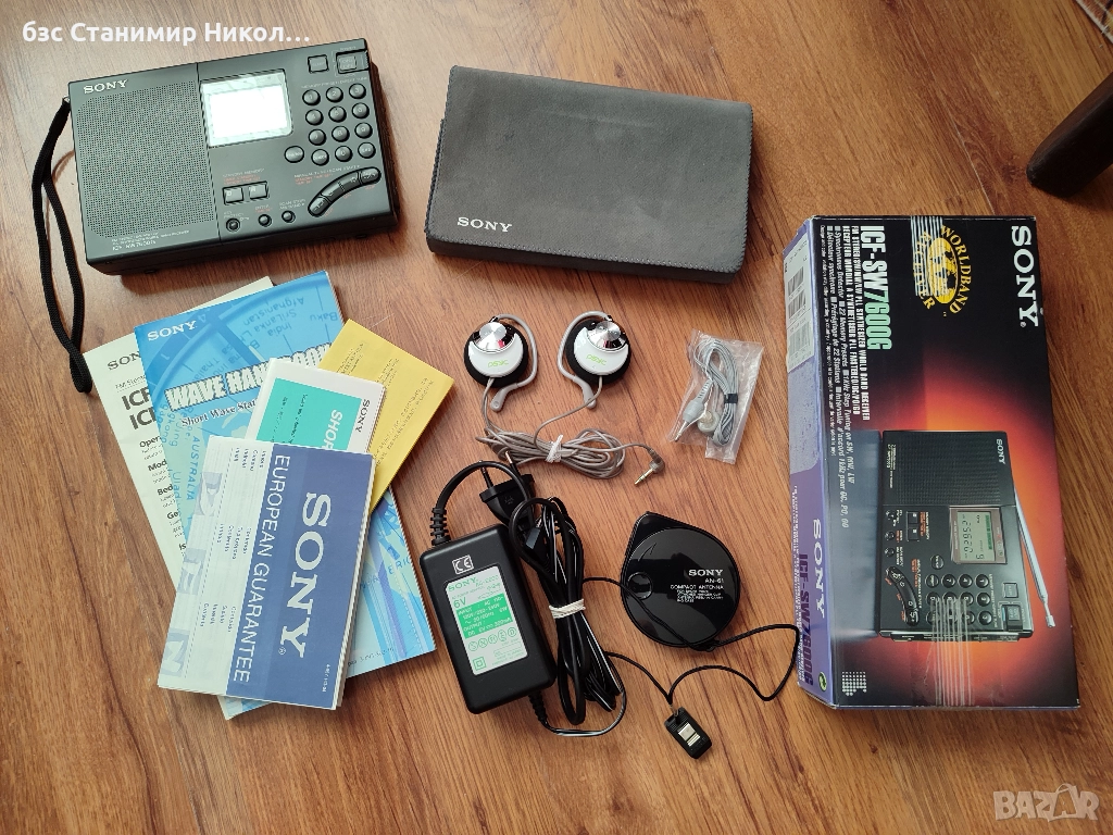 Използвано радио Sony ICF-SW7600G FM Stereo/SW/MW/LW PLL World Radio., снимка 1