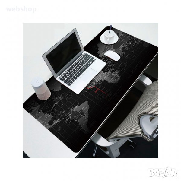 Подложка за лаптоп или клавиатура 80×30 см – Карта на света, снимка 1