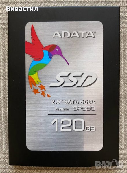 Хард диск ADATA SP550 SSD 120Gb.и лаптоп DELL Inspiron N5010, снимка 1