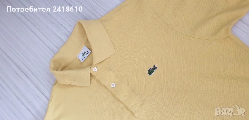 Lacoste Pique Cotton Classic Fit Mens Size 4 - M НОВО! ОРИГИНАЛ! Мъжка Тениска!, снимка 1