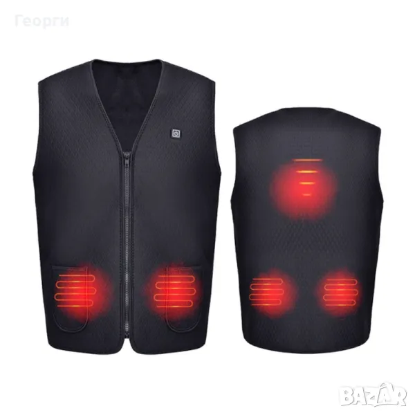 Унисекс електрически термичен елек с USB свързаност, снимка 1