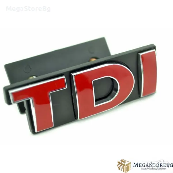 Декорация емблема за предна решетка TDI, снимка 1