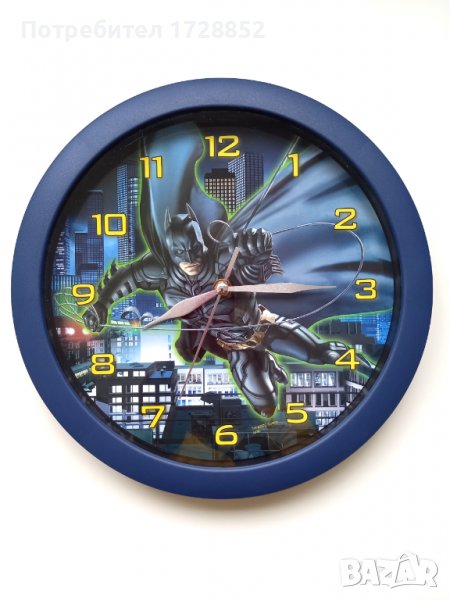  Стенен часовник Batman, 28см, снимка 1