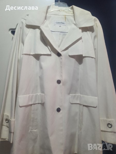 Тренчкот Calvin Klein с качулка, снимка 1
