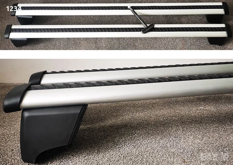 Нови ригинални алуминиеви напречни греди за AUDI A6 F4 C6 Avant рейки багажник, снимка 1