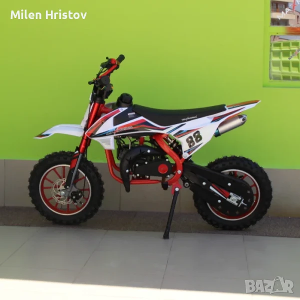 Детски Бензинов Кросов Мотор 50 сс със Електрически Стартер, снимка 1