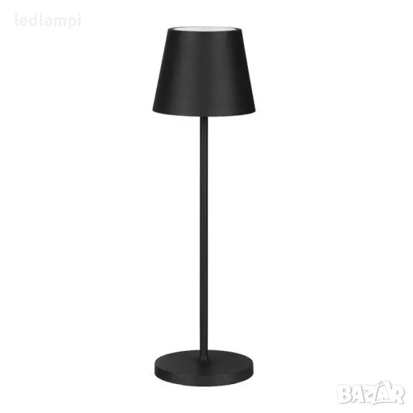 Настолна LED Лампа 3W Димиране Черна Презареждане, снимка 1