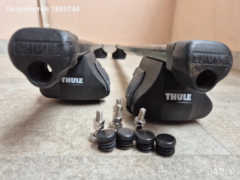 Thule универсални греди/рейки/релси за кола с надлъжни релси на тавана, снимка 1