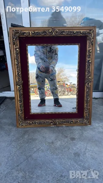 Старинно огледало барок, снимка 1