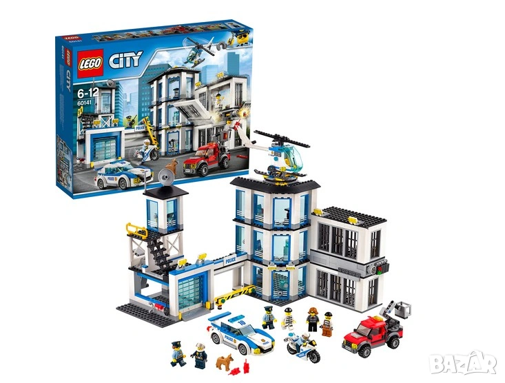 Чисто НОВО LEGO City - Полицейски участък (60141), снимка 1