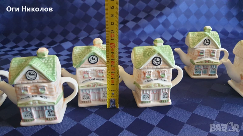 Колекционерски порцеланови чайничета - 7 броя, снимка 1