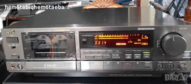 ДО 10.10.25 - 1600 лв.JVC TD V 1010 Hi-End cassette deck, снимка 1