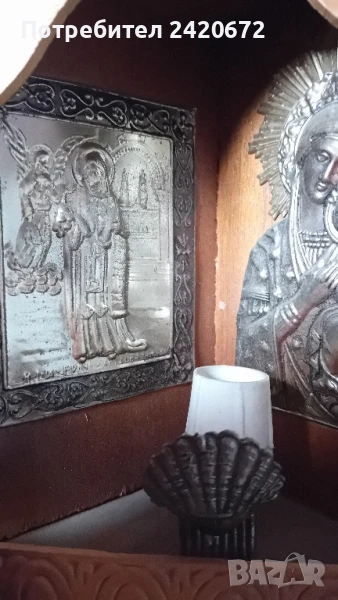 стар домашен иконостас, снимка 1