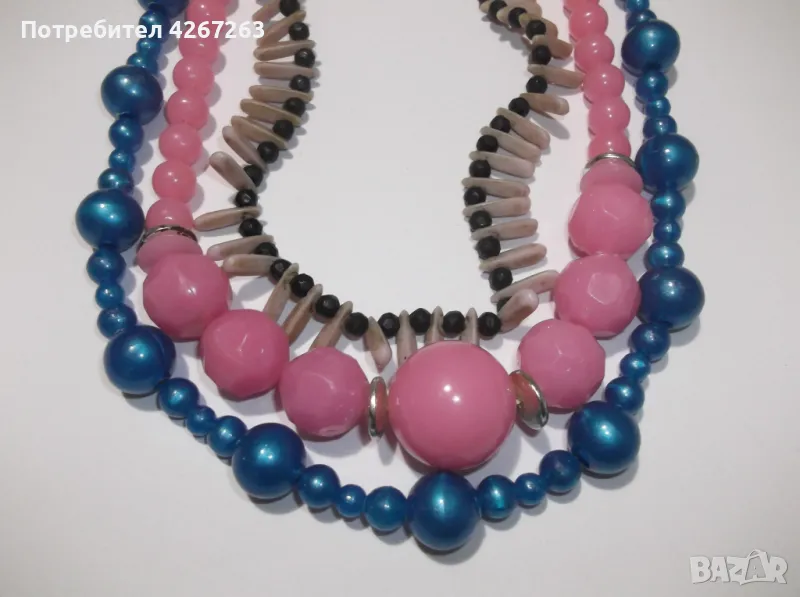 Лот от 3 колиета, ретро огърлици, гердани. Цената е за целия лот., снимка 1