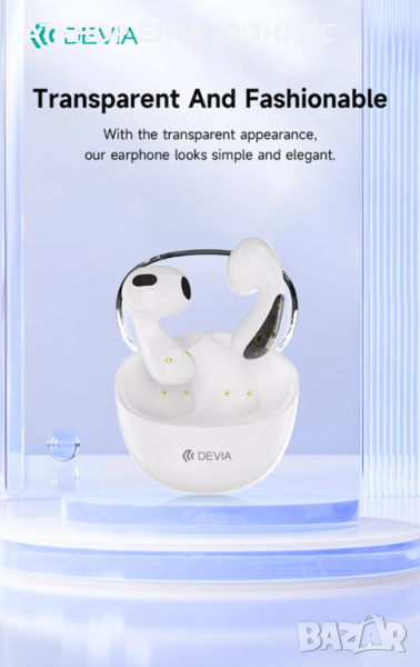 Безжични слушалки  - бели, снимка 1