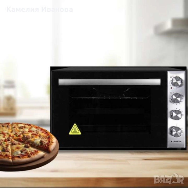 МИНИ ФУРНА , 70л ЧЕРЕН ГРАНИТ LX-9325CTDB,ЧЕРЕН INOX LUXELLLX-9325-CTDX, снимка 1