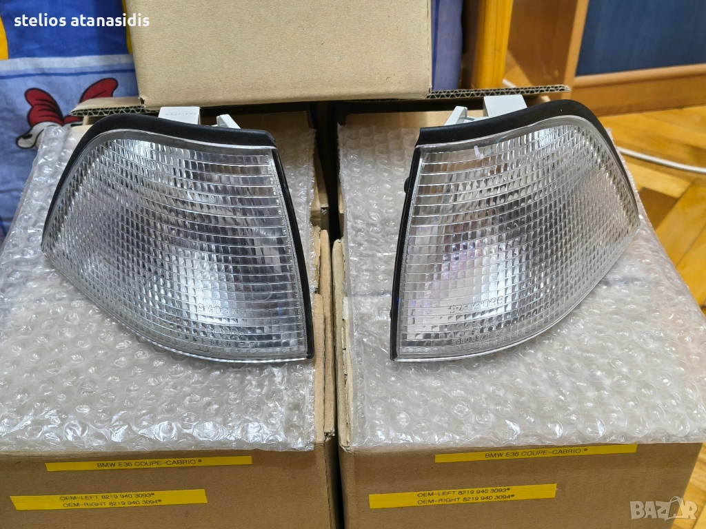 продавам,няколко комплектa,оригинални бели мигачи bmw e36 coupe cabrio, снимка 1