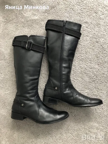 Дамски ботуши, естествена кожа G-STAR, снимка 1