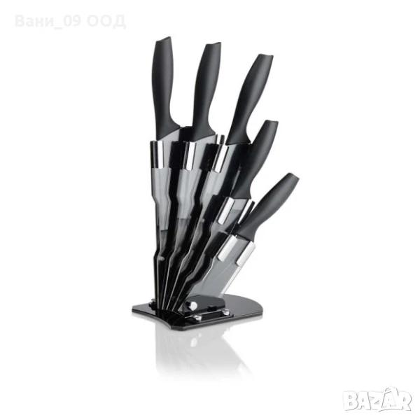 Луксозен сет ножове със стойка, снимка 1