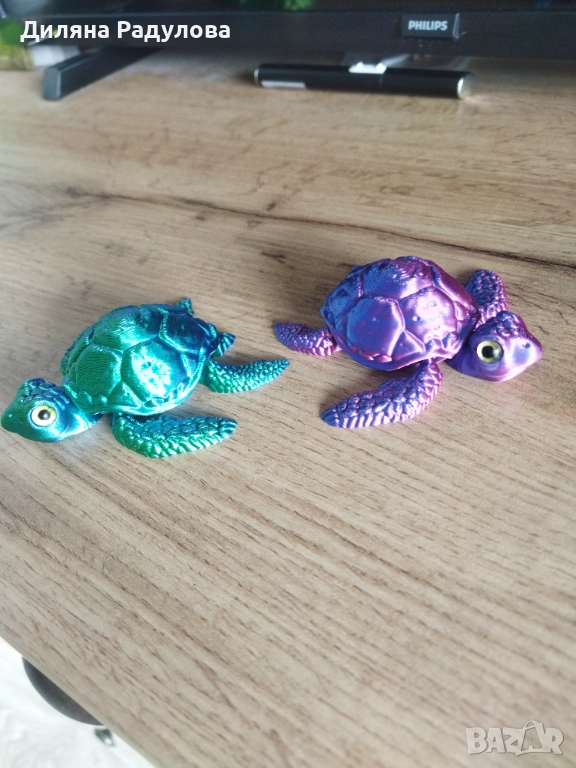 3D принтирани костенурчета, снимка 1