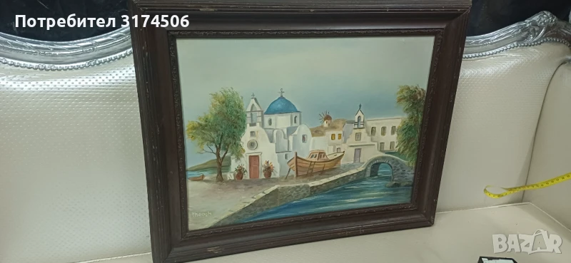 Картина рисувана на платно голяма , снимка 1