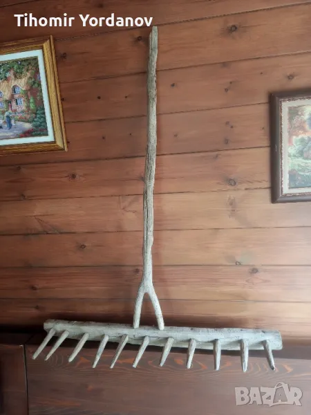 Стар дървен търмък., снимка 1