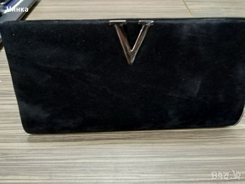 Черен Клъч-велур, снимка 1