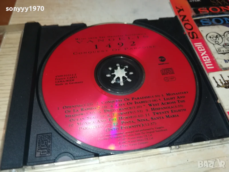 VANGELIS CD 2707251208, снимка 1