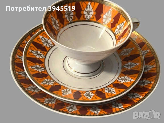 Троен сет порцелан , снимка 1