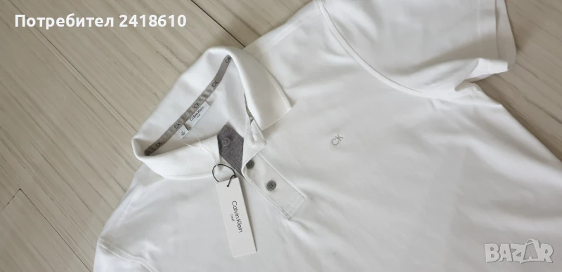 Calvin Klein Golf Stretch Pique Cotton Mens Size M НОВО!   ОРИГИНАЛ! Мъжка Тениска!, снимка 1