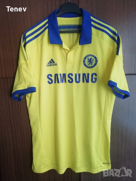 Chelsea Adidas оригинална тениска за гостуване 2014/2015 Челси Адидас жълта фланелка екип , снимка 1