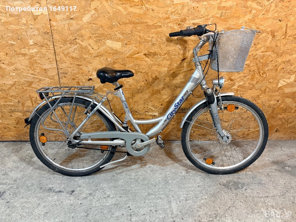 26цола ALU Sity Star алуминиев дамски градски велосипед колело[7ck-SRAM], снимка 1