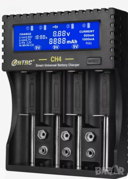 Универсално зарядно за  всякакви акумулаторни батерии, с дисплей, снимка 1