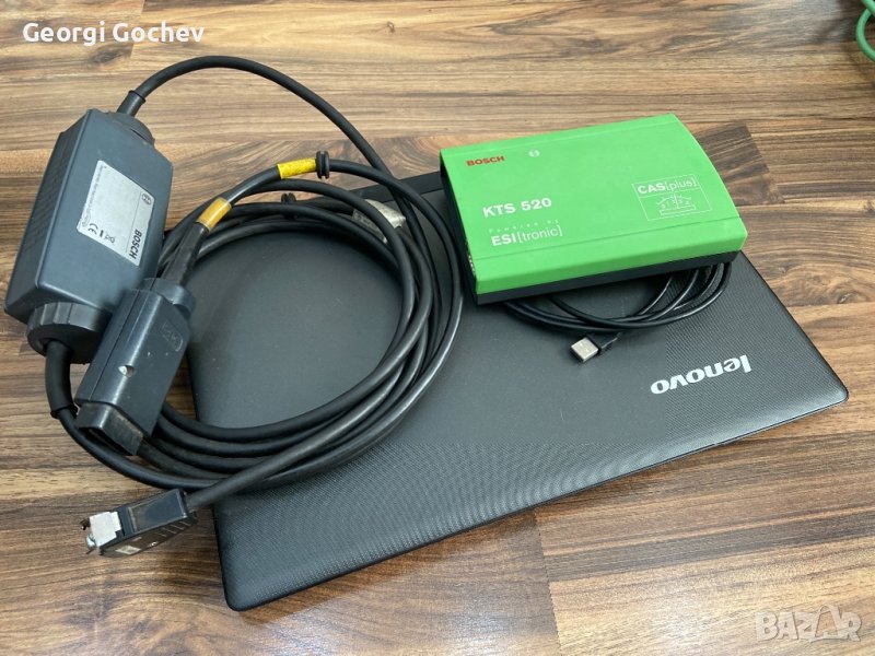 Автодиагностика Bosch KTS 520 Мултиплексор + лаптоп lenovo, снимка 1