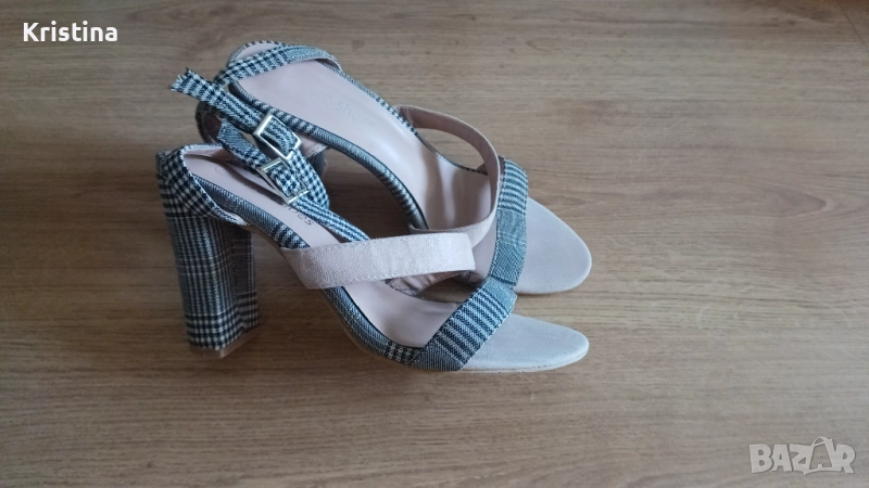 Токчета от плат в черно-бяло и розово, снимка 1