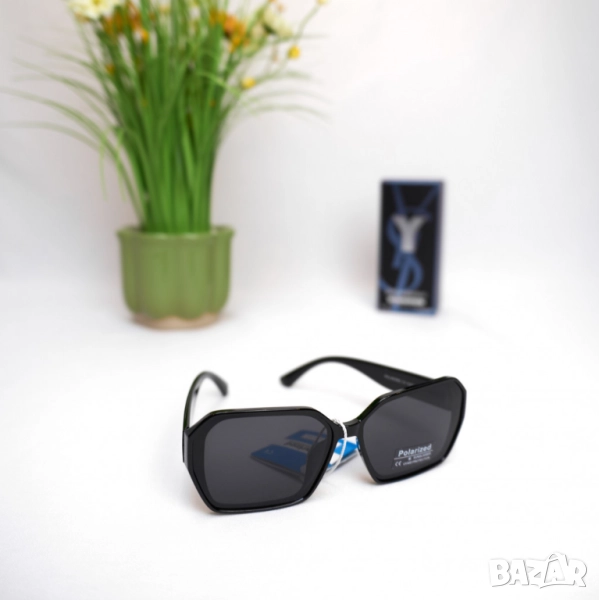 Слънчеви очила – смел и модерен дизайн с многоъгълна форма, снимка 1