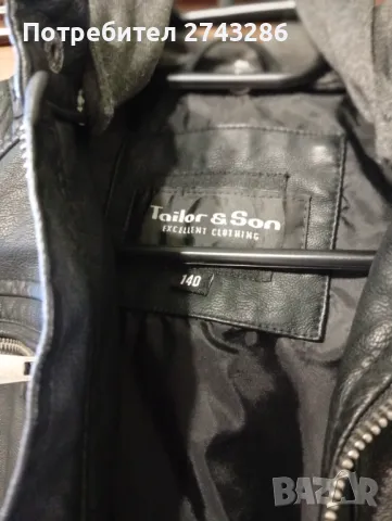 Детско кожено яке, снимка 2 - Детски якета и елеци - 49841565