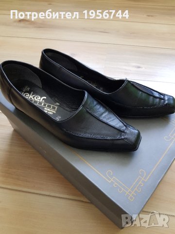 Обувки Rieker естествена кожа 37н, снимка 4 - Дамски ежедневни обувки - 42649809