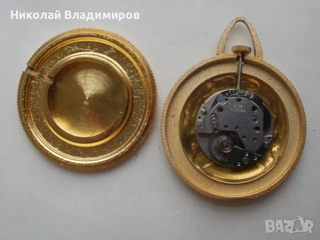  Rivo 1 долар швейцарски оригинален тип монета джобен арт деко часовник, снимка 4 - Мъжки - 49874260