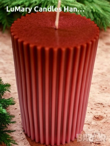 Свещ “Релеф”, снимка 4 - Декорация за дома - 53223142