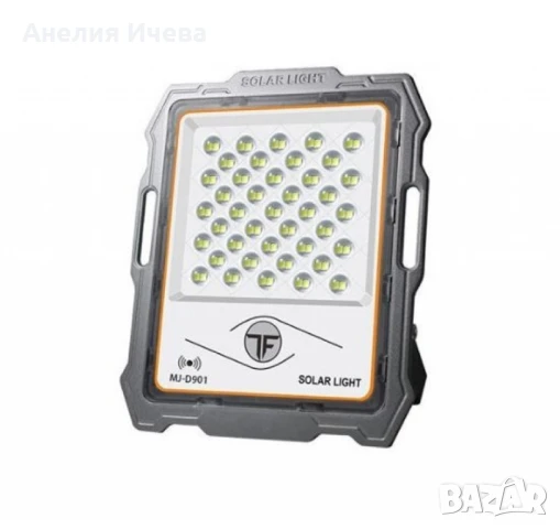 Мощен LED соларен прожектор с дистанционно, 300W, 236 LED, IP67 – Автономно осветление до 200 м², снимка 2 - Соларни лампи - 50641587