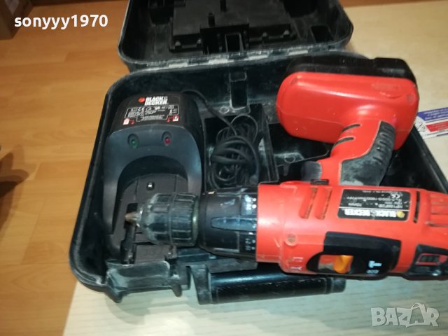 BLACK DECKER-КОМПЛЕКТ В КУФАР 0807232012, снимка 2 - Винтоверти - 41490466