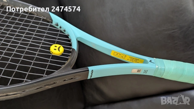 Тенис ракета HEAD boom MP в ОТЛИЧНО състояние като нова., снимка 7 - Тенис - 53810974