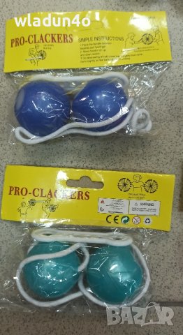 Забавна игра от детството Clackers/TWIRLERZ GLITT-10лв, снимка 4 - Други игри - 40115493