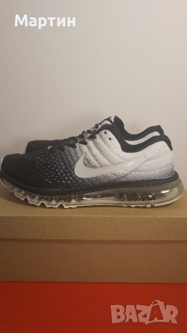 Nike Air Max 2017 Black & White - Номер 44, снимка 5 - Спортни обувки - 44464315