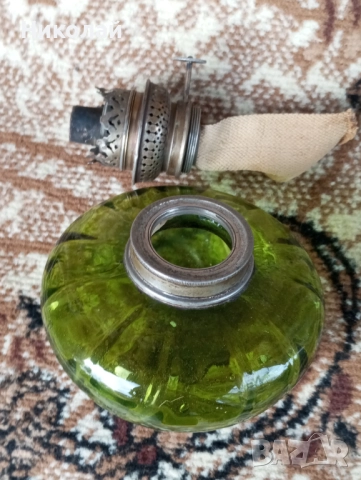 Старинна газова лампа , газов фенер, снимка 6 - Антикварни и старинни предмети - 52497877