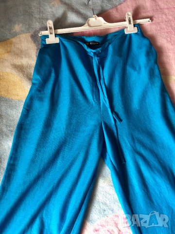 Дамски син панталон Zara, снимка 3 - Панталони - 41469448