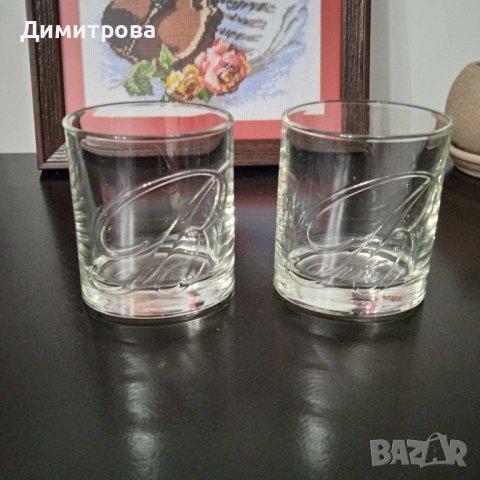 9 броя стъклени чаши за уиски, снимка 2 - Чаши - 41680416