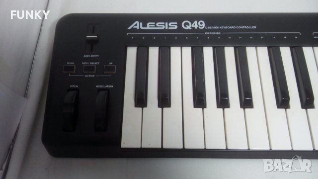 Alesis Q49 USB MIDI Keyboard Controller - 49 Key, снимка 3 - Синтезатори - 39378046