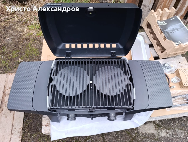 Газово барбекю Enders 2 , корпус от лят алуминий, чугунени скари, тавичка за оттичане на мазнина, снимка 5 - Барбекюта - 53600054